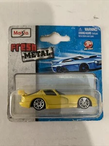 Dodge Viper - Yellow - 2012 Maisto Fresh Metal 1/64 - NEU - SEHR SELTEN - Bild 1 von 2