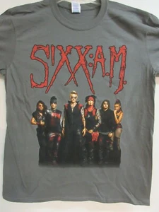 SIXX AM OFFICIAL MERCH SPLATTER 2016 TOUR CONCERT NIKKI SIXX MUSIC T-SHIRT LARGE - Picture 1 of 4