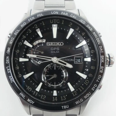 Reloj cronógrafo solar para hombre SEIKO Astron SBXA021 onda de radio GPS Foto 1 de 4