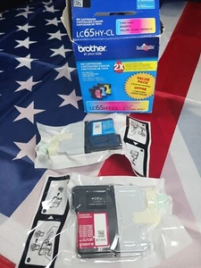 Genuine Brother LC65HY-CL Cartridge High Yield Cyan Magenta (No Yellow) Exp 2016 - Picture 1 of 4
