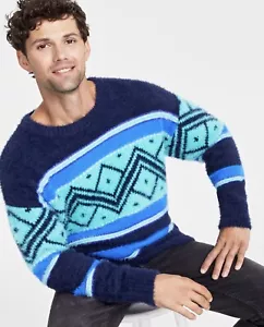 Suéter Charter Club Para Hombre Holiday Lane Fair Isle Cuello Redondo Manga Larga Talla L - Imagen 1 de 3