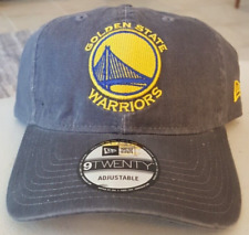 Golden State Warriors NBA New Era 9TWENTY Adjustable Hat Gray Cap