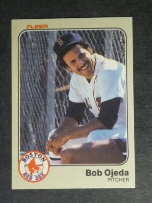 1983 Fleer Bob Ojeda #190 Red Sox NM/MT OR BETTER  001 - Image 1 of 2