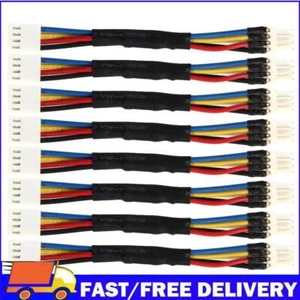 8pcs/lot 4 Pin Male To Female Connector Fan Resistor Cables CPU Fan PWM Cable - Afbeelding 1 van 8