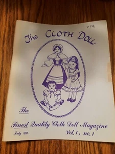 Doll Magazine The Cloth Doll Vol.1, No.1 July 1982 VINTAGE - Picture 1 of 6
