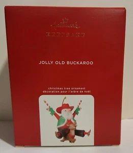 2020 HALLMARK KEEPSAKE ORNAMENT JOLLY OLD BUCKAROO - Picture 1 of 2