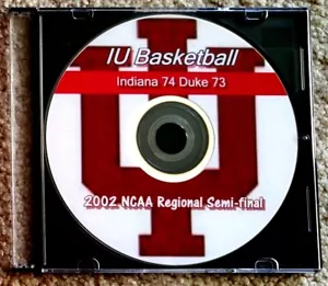 DVD INDIANA - DUKE 2002 NCAA MEN'S BB REGIONAL SEMIFINAL - INDIANA 74 #1 DUKE 73 - Bild 1 von 1