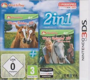 NINTENDO 3DS 2in1 MEIN FOHLEN 3D + MEIN REITERHOF 3D Rivalen im Sattel  