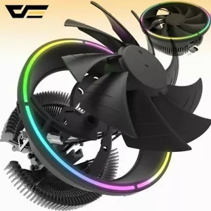 AIGO PC Air CPU Cooler Heatsink Gaming RGB Cooling Fan 125mm for Intel & AMD - Picture 1 of 12