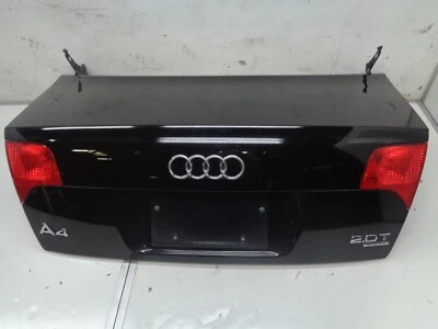 AUDI REAR TRUNK LID TAILGATE COVER SHELL BLACK A4 QUATTRO 05-08 OEM AK912204 Foto 1 de 4