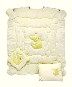 Lord & Taylor 3 Pc Baby Bedding Set Comforter Pillow Tie-On Vintage 1970's Boxed - Picture 1 of 10