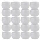 100xPlastic 20g Makeup Cream Box Cosmetic Container Empty Bottles for Travel
