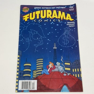 Futurama Comics #34 2007 Bongo Group Matt Groening Fry Bender Sci Fi Comic Book - Image 1 of 4