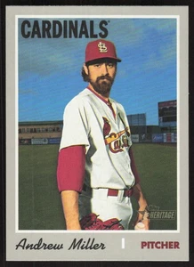 2019 Topps Heritage Andrew Miller #521 St. Louis Cardinals - Picture 1 of 2