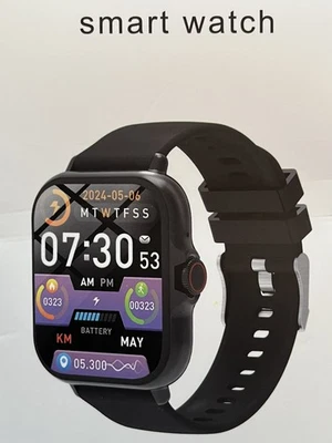 smart watch Interaction with your iPhone music calls brand New original box :A - Image 1 of 3