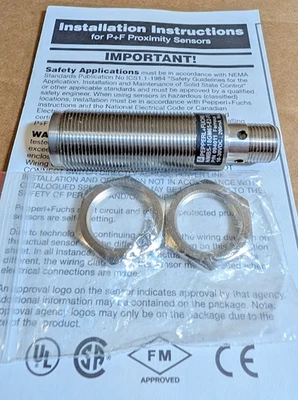 Pepperl+Fuchs NMB5-18GM65-E2-NFE-V1 Inductive Proximity Sensor, M18, 908443(New) - Image 1 of 4