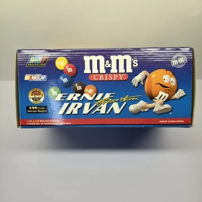 1999 NASCAR Ernie Irvan M&Ms Crispy Racing Team #36 1:24 Scale Diecast Model Car - Image 1 of 4