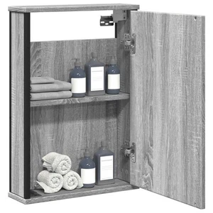 Armario con Espejo de Baño Mueble de Almacenaje Madera de Ingeniería vidaXL - Imagen 1 de 75