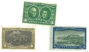Argentina Scott# 162-164 MH - Picture 1 of 1