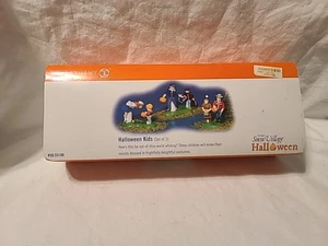 (X) Department Dept 56 Halloween Kinder 3er Set Schneedorf 55186 Originalverpackt - Bild 1 von 10