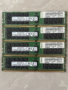Lot de 4 mémoire RAM Lenovo 32 Go 2Rx4 PC4-2400T-R ECC RDIMM DDR4 46W0835 00NV205 - Photo 1/2