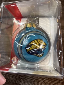 Vintage Jacksonville Jaguars Licensed Glass Ornament NFL Hunter Lawrence - Picture 1 of 5