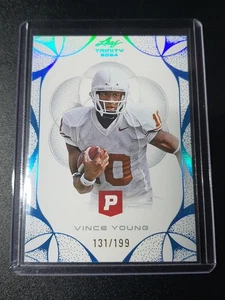 Vince Young - Leaf Trinity Pristine Football 2024 - Titans - Platinum - /199 - Bild 1 von 2