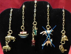 Joan Rivers Noah’s Ark, Noah, Ark, & Animals Charms, mint (Support our Library) - Picture 1 of 9