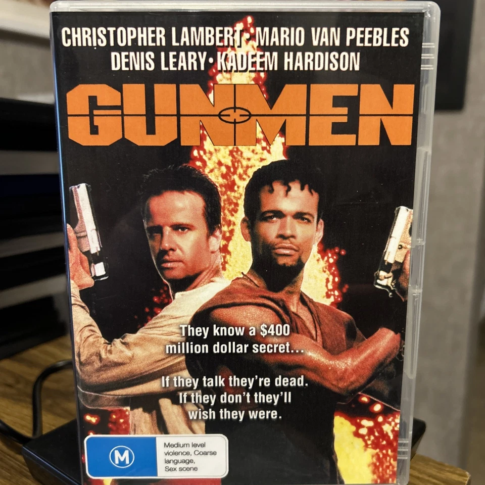 Gunmen DVD Region 4 1993 Action Comedy Christophe Lambert Mario Van Peebles OOP - Image 1 of 3