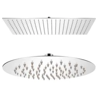 vidaXL XXL Edelstahl Regendusche Kopfbrause Duschkopf Wellness Brause Dusche 2x - Bild 1 von 4