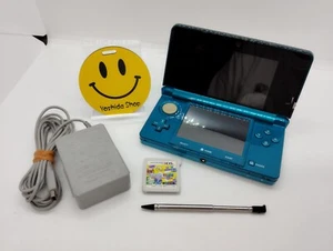 Consola Nintendo 3DS Aqua Blue versión Japón PROBADO - Imagen 1 de 10