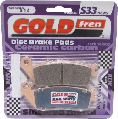 Goldfren S33 Brake Pads Front For Triumph Bonneville 800 (790cc) 2001-2006 — 第 1/2 张图片