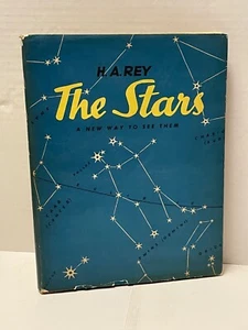 The Stars by H. A. Rey 1952 First Edition 1st Printing Hardcover W/ Dust Jacket - Picture 1 of 15
