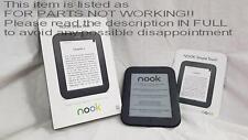 WONT TURN ON?? READ!! Barnes & Noble Simple Touch 6" eBook Reader