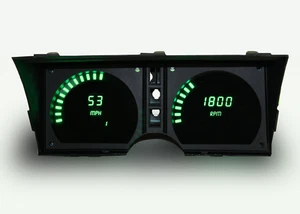 1978-1982 C3 Corvette Digital Dash Panel Green LED Gauges Lifetime Warranty - Picture 1 of 12