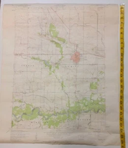 Vintage Map, Dewitt Iowa Quadrangle 1953, Geological Survey, Clinton County - Picture 1 of 9