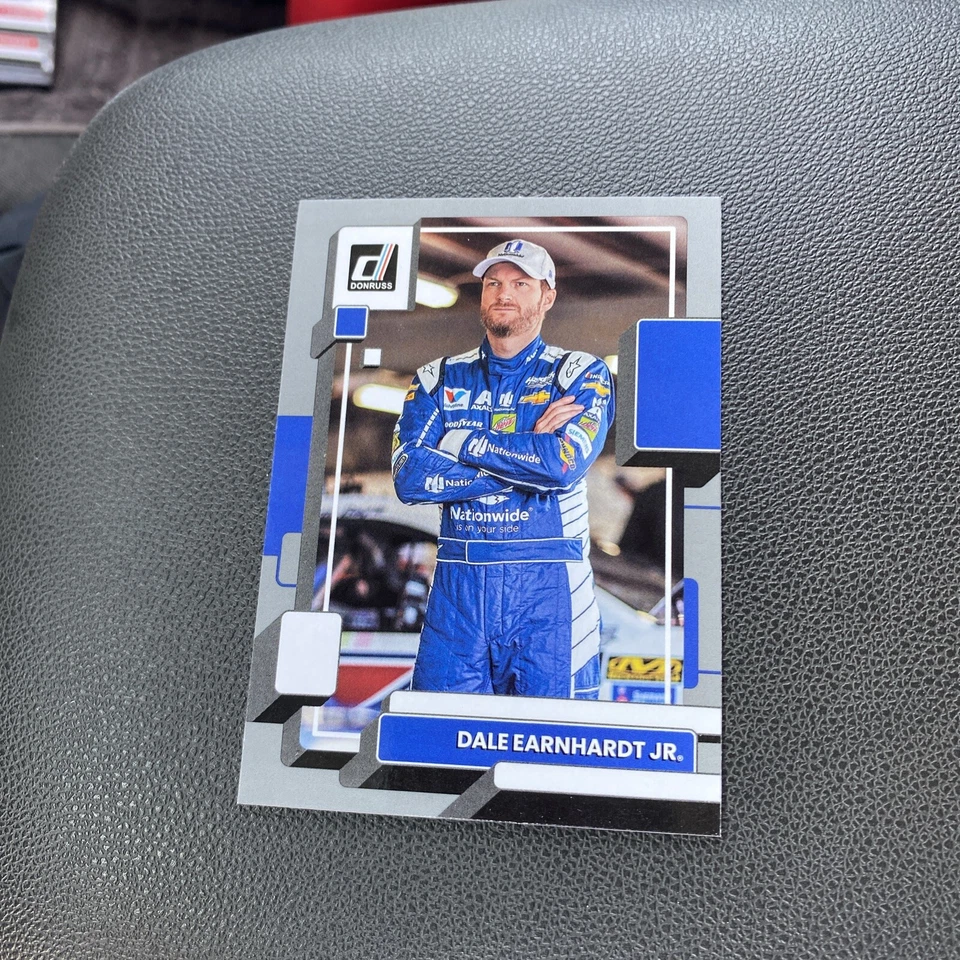 2023 Donruss Racing Nascar Card DALE EARNHARDT JR silver - Image 1 of 1