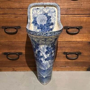 Antique Japanese Meiji Era c1880's Imari Urinal Flower Container 24”H - Picture 1 of 9