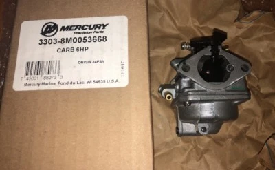 Genuine Mercury Mariner 6HP 4-Stroke Outboard Carburettor Assembly - Image 1 of 4