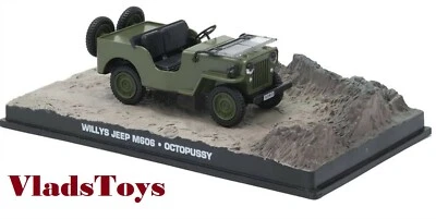 Eaglemoss 1/43 Scale James Bond 007 Willy's Jeep M606 1983 Octopussy - Image 1 of 4