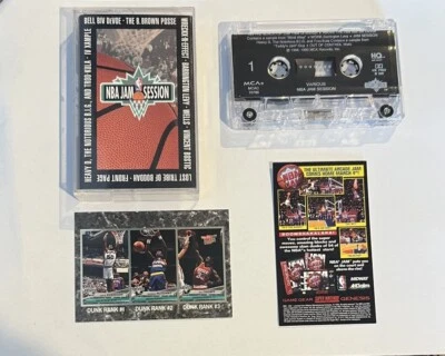 VARIOUS NBA Jam Session 1994 MCA Records MCAC10786 Rap Cassette Tape & NBA Card - Image 1 of 4