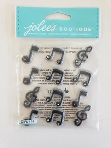 Jolees Boutique Music Note Cabochons Scrapbooking stickers  - Picture 1 of 1