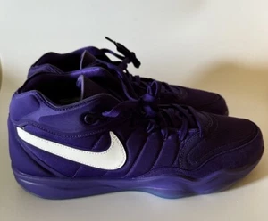 Nike Men’s 14 G.T. Hustle 2 TB PROMO Purple Basketball Shoes DX9190-500 NEW - Picture 1 of 8