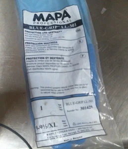 MAPA Blue-Grip LL-301 Chemical Resistant Gloves Size XL. 2MYV4 - Picture 1 of 3