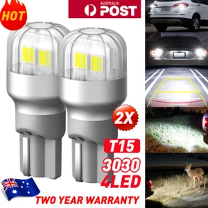 2X ERROR FREE T15 921 912 W16W LED Up Reverse Back Lights 6500K 2400LM AUXITO AU - Picture 1 of 9