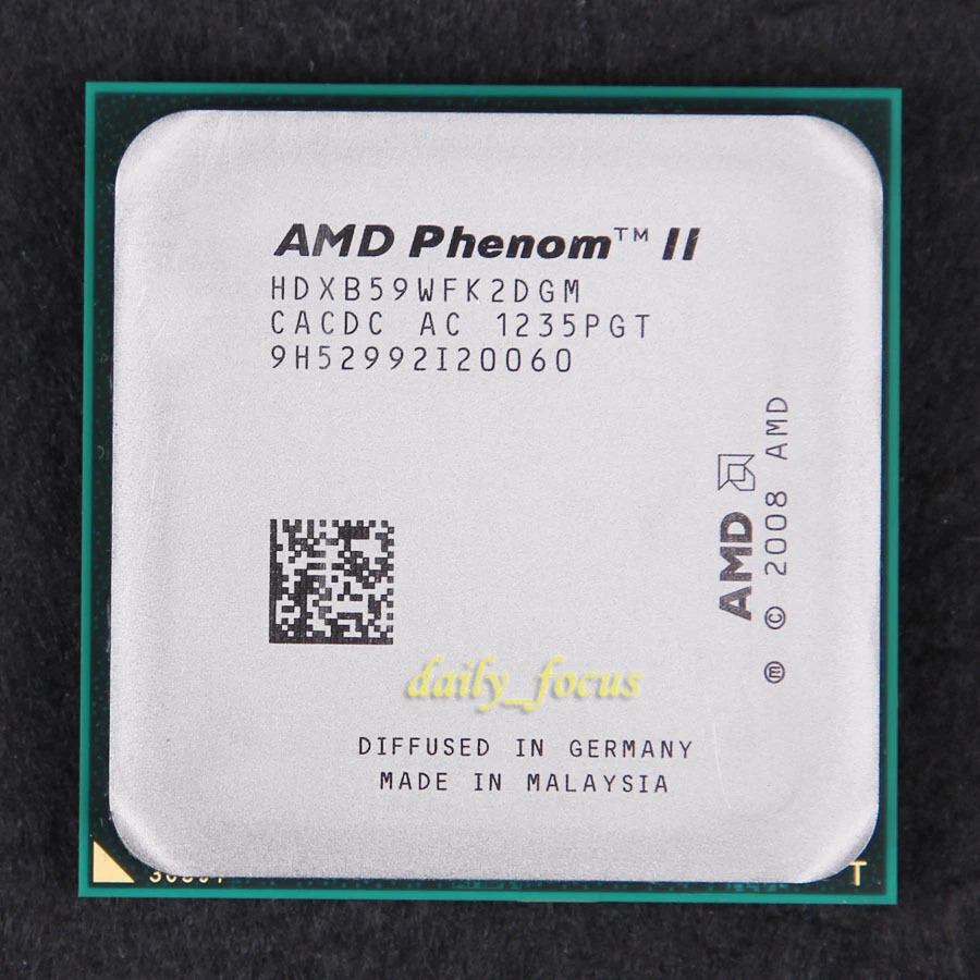 Procesador CPU AMD Phenom II X2 B59 3,4 GHz HDXB59WFK2DGM 533 MHz Socket AM3 1 MB Foto 1 de 2