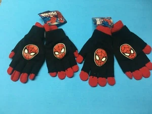 Lot of 2 Pair Spiderman Boys Gloves-NWT - Picture 1 of 5