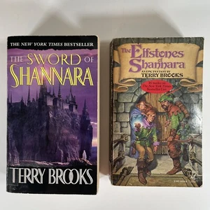 The Original Shannara Trilogy Terry Brooks Books 1 & 2 Mass Paperback - Picture 1 of 5