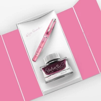 Pluma Estilográfica Pelikan Classic M205 Cuarzo Rosa EF Nuevo en Caja iNK SET Foto 1 de 4
