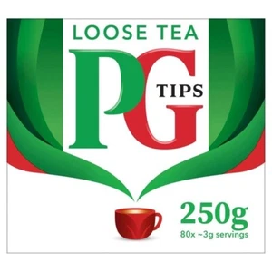 PG tips Loose Tea 80 Cups 250g - (PACK OF 4) - Picture 1 of 1